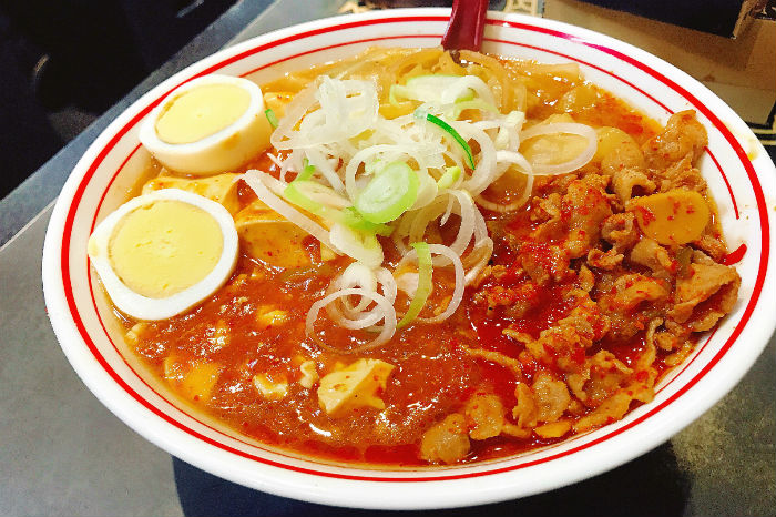 Japanese spicy ramen Nakamoto