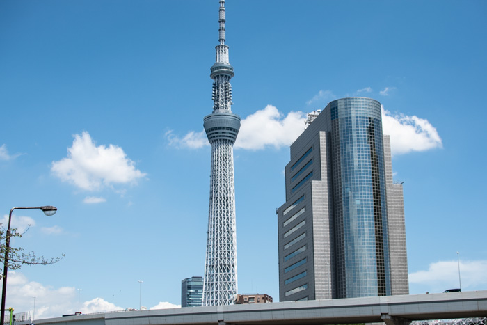 Tokyo Skytree seen from Asakusa