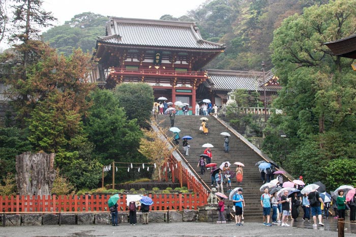 Hachimangu shrine in Kamakura.