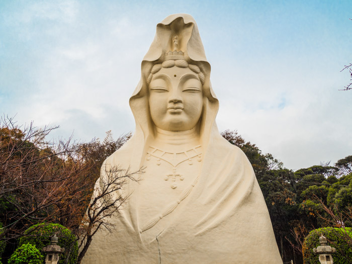Kannon statue in Ofuna.