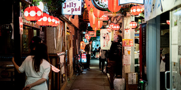 Yakitori on a food tour in Tokyo