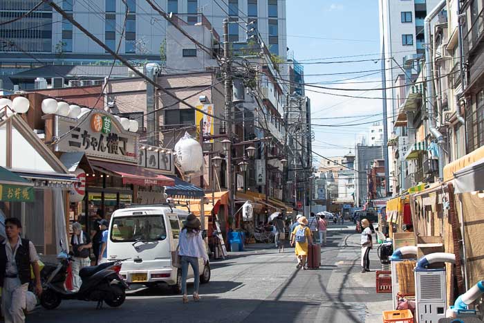 Hoppy street in Asakusa