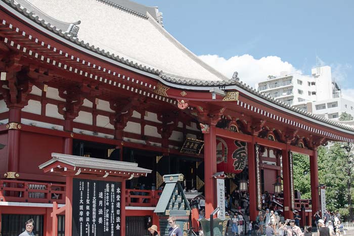 Sensouji Temple in Asakusa.