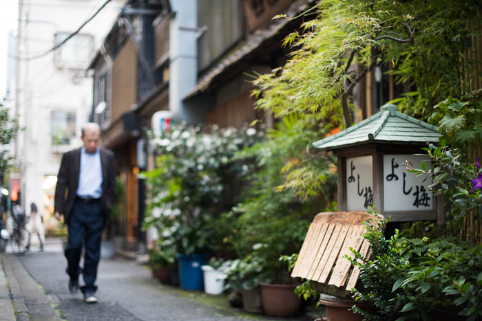 A small alleyway in Nihonbashi, Tokyo