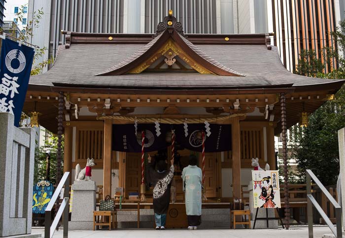 Fukutoku shrine in Nihonbashi