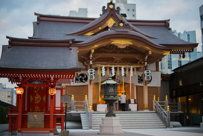 Suitengu shrine in Nihonbashi