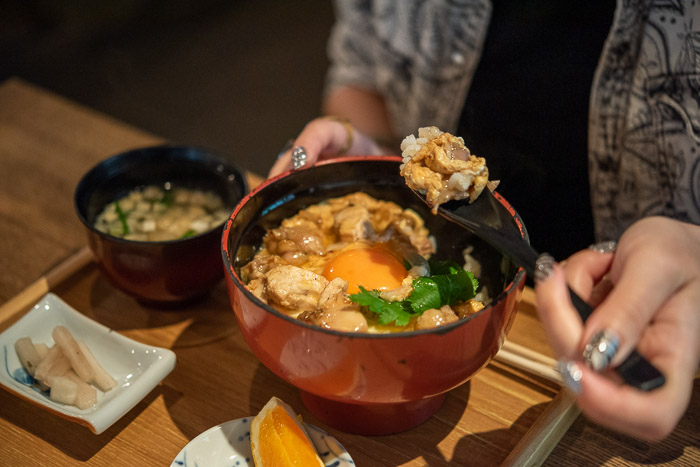 Oyakodon at Tamaya in Kichijoji