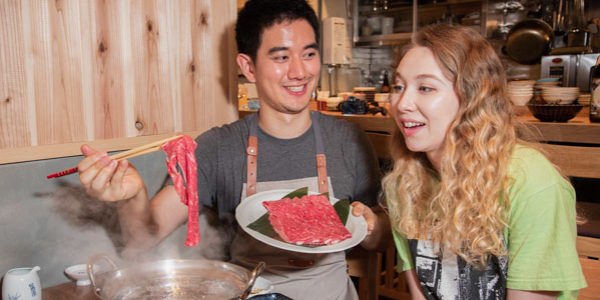 tokyo wagyu sake tasting class