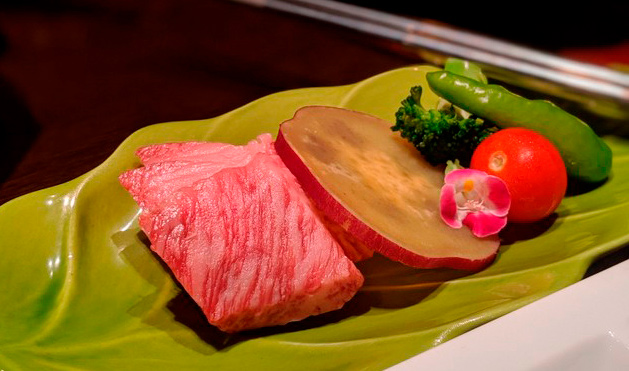 Wagyu Beef Sashimi in Tokyo