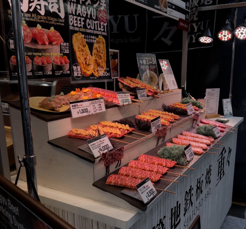 wagyu beef at tsukiji Tsukiji wagyu beef