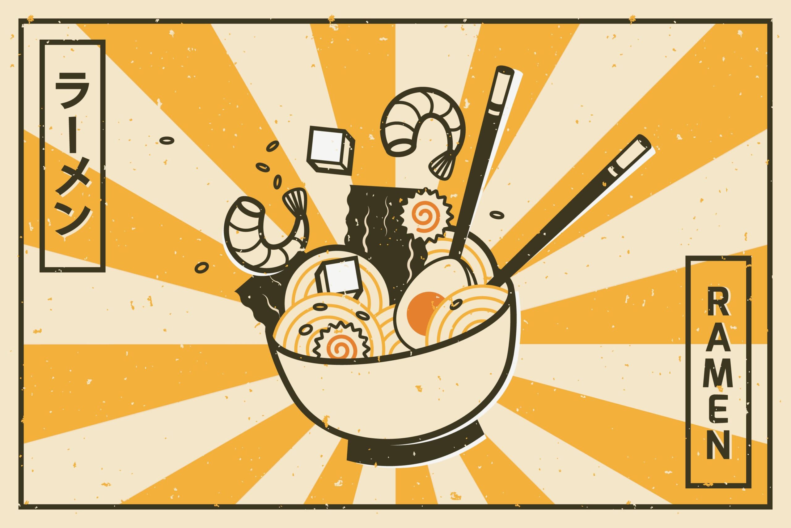 Ramen illustration Ramen illustration