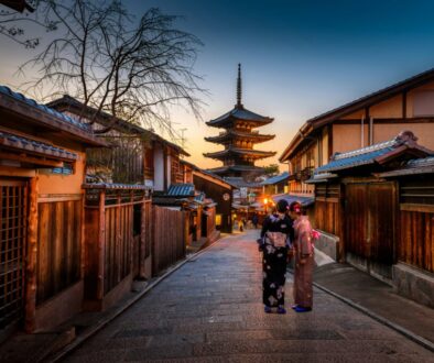 Kyoto pagoda by Sorasak