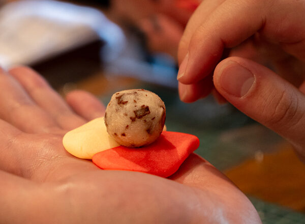 Wagashi making