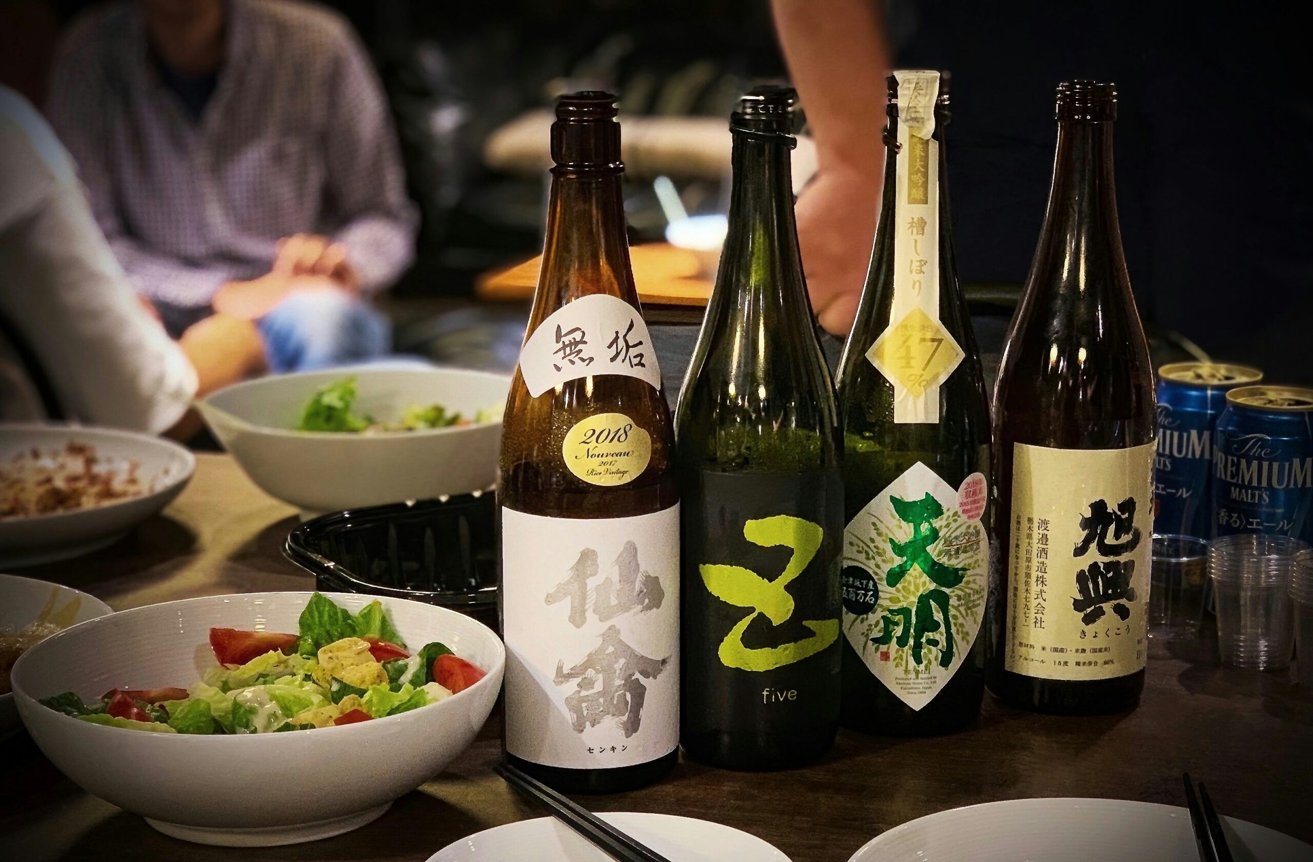 Sake and food tasting in Toyko