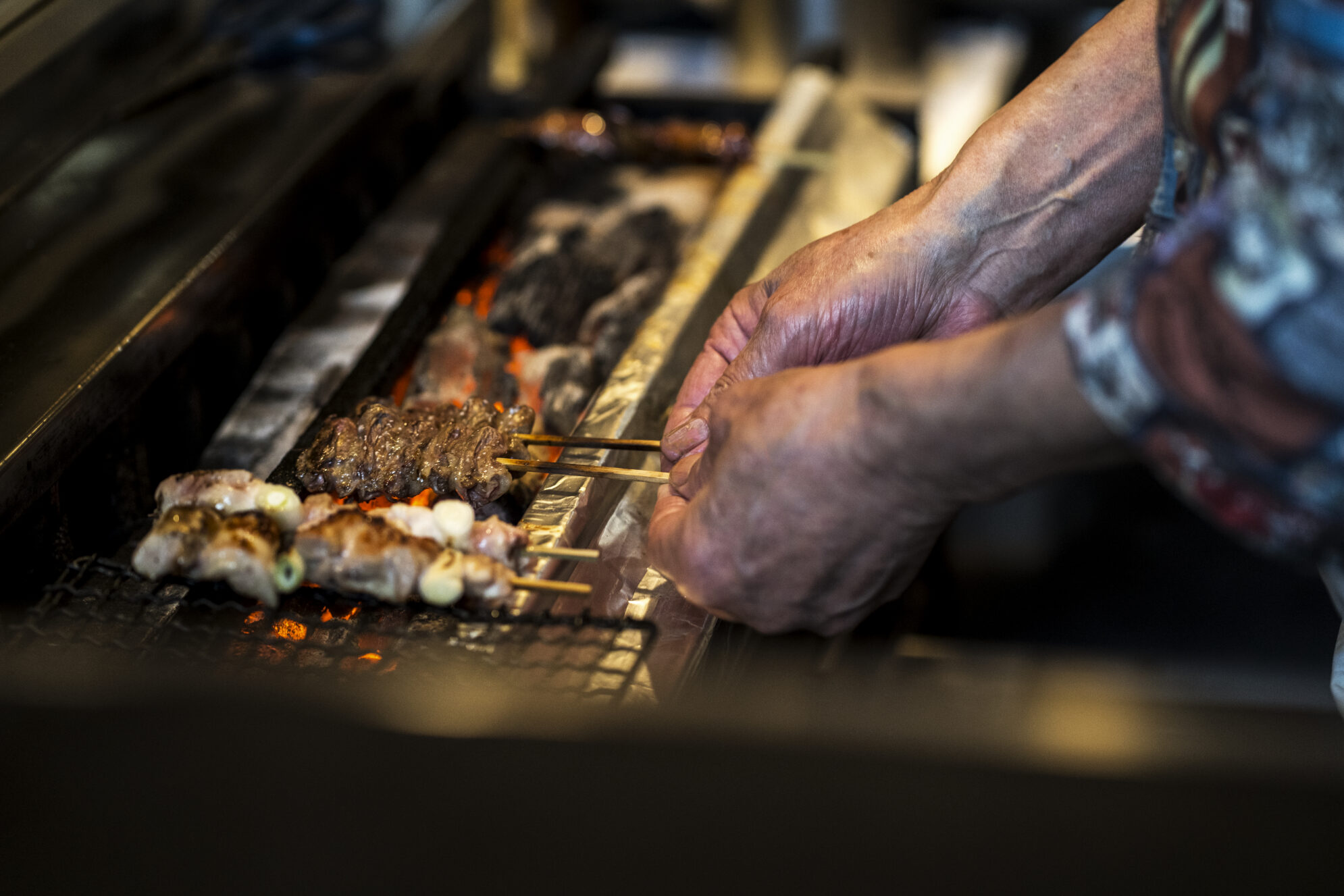 Yakitori at an Izakaya in Japan